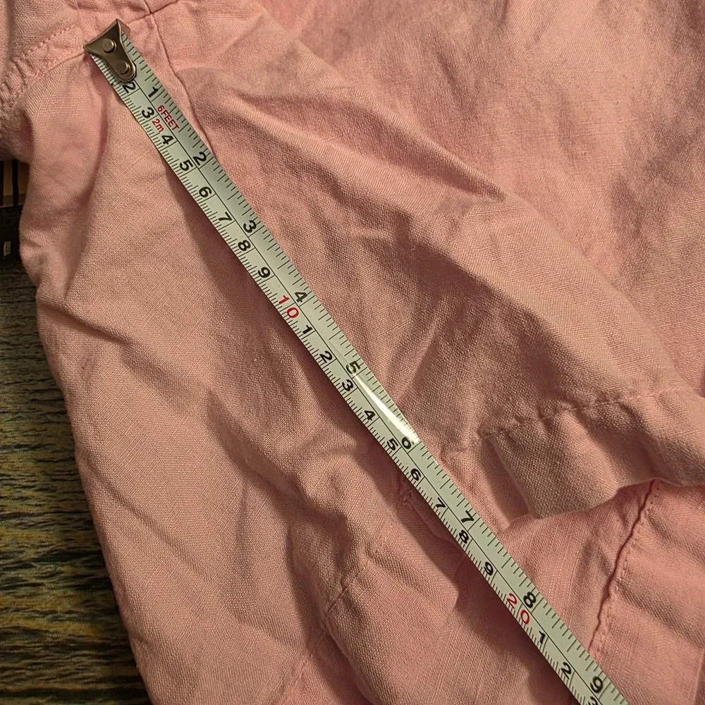 Polo Ralph Lauren Naval‎ Tailors Pink Linen Cotton Blend Shorts Mens 40